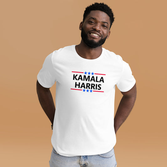 Kamala Harris Stars and Stripes T-Shirt